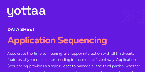 Application Sequencing Datasheet